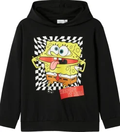 Name It Hættetrøje - NkmJohano - Svampebob - Sort
