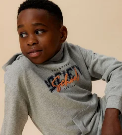 Name It Hættetrøje - NkmLucas - Grå Meleret