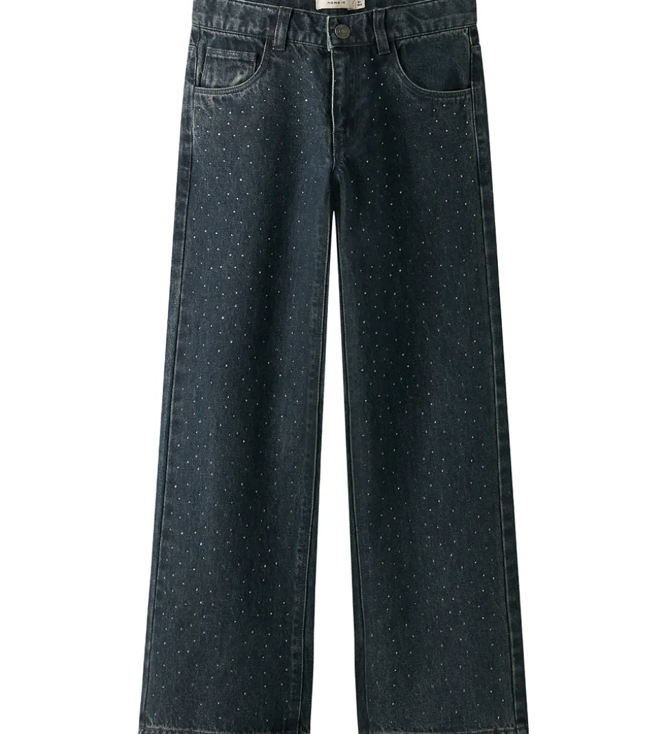 Name It Jeans - NkfRose - Dark Midnight Denim m. Rhinsten