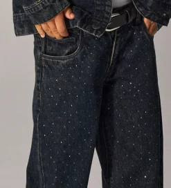 Name It Jeans - NkfRose - Dark Midnight Denim m. Rhinsten