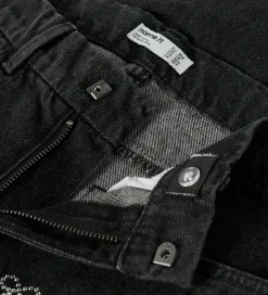 Name It Jeans - NkfRose - Dark Grey Denim m. Sløjfer