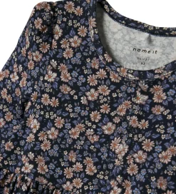 Name It Kjole - NmfOalia - Navy Blazer m. Blomster