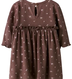 Name It Kjole - Rib - NbfSoho - Peppercorn