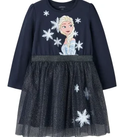 Name It Kjole - Tyl - NmfOsimi - Frost - Navy Blazer