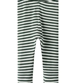 Name It Leggings - NbmKian - Cloud Dancer/Deep Forrest