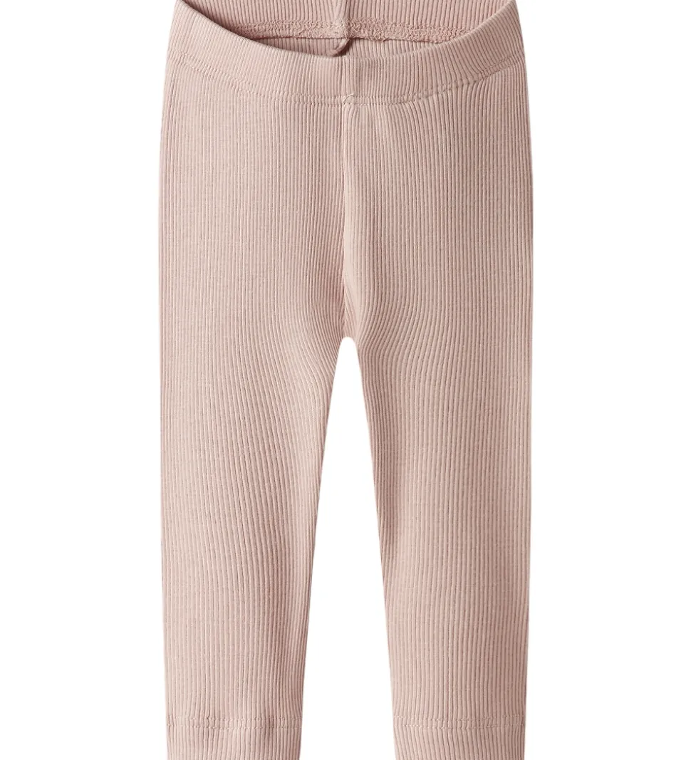 Name It Leggings - 2-pak - NbnKab - Peyote Melange/Sepia Rose