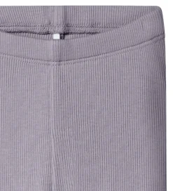 Name It Leggings - Rib - NbnKab - Lavender Gray