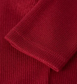 Name It Leggings - Rib - NmfSiclo - Jester Red m. Glimmer