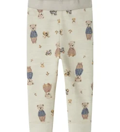 Name It Leggings - Uld - NbnWup - Peyote Melange/Bear