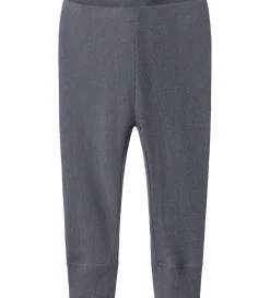 Name It Leggings - Uld/Silke - Rib - NbmWossa - Folkstone Gray