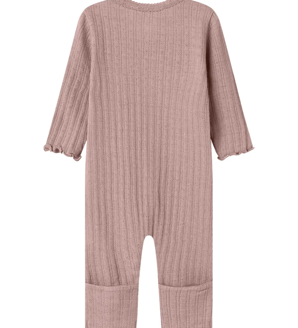 Name It Natdragt - Uld/Silke - Rib - NbfWossa - Antler