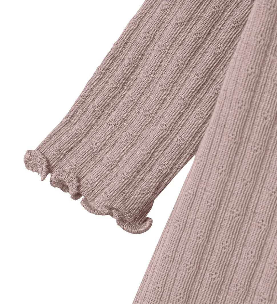 Name It Natdragt - Uld/Silke - Rib - NbfWossa - Antler