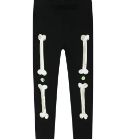 Name It Nattøj - 2-delt - Glow - NmnOwen - Sort/Lemonade