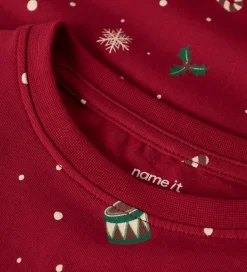 Name It Nattøj - NknVismas - Jester Red/Xmas AOP Red