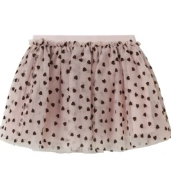 Name It Nederdel - Tyl - NmfNea - Burnished Lilac m. Hjerter