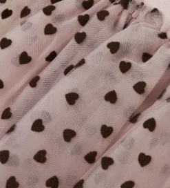 Name It Nederdel - Tyl - NmfNea - Burnished Lilac m. Hjerter