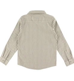 Name It Skjorte - NmmRekid - Island Fossil/Thin Stripe