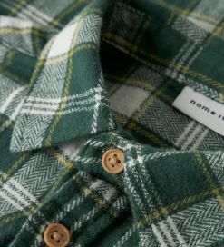 Name it Skjorte - NmmSanto - Bistro Green