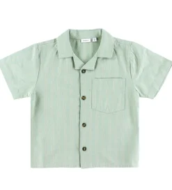 Name It Skjorte k/æ - NmmHalom - Slate Gray