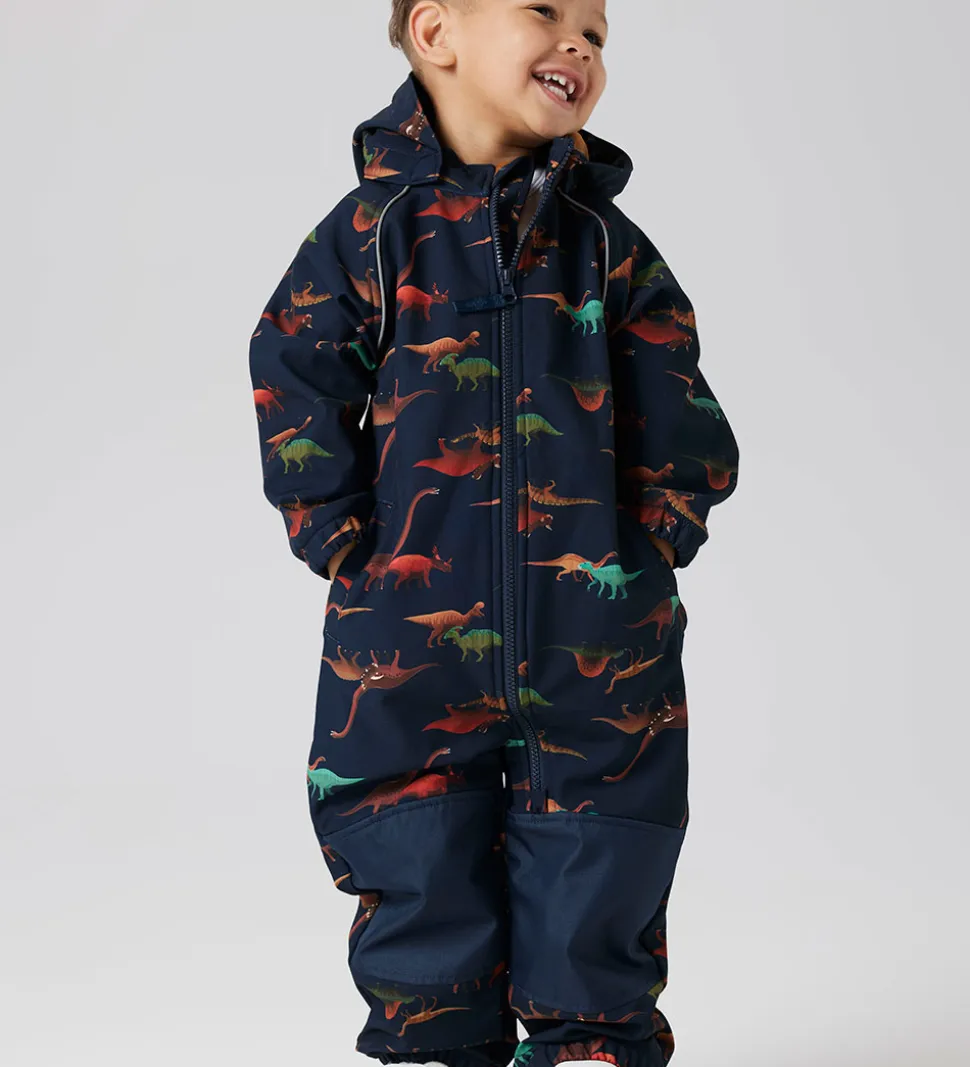 Name It Softshelldragt m. Fleece - Noos - NmmAlfa08 - Dark Sapph