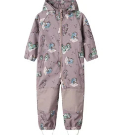 Name It Softshelldragt m. Fleece - Noos - NmfAlfa08 - Purple Dov