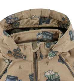 Name It Softshelljakke m. Fleece - NmmAlfa08 - Silver Mink/Truck