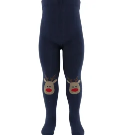 Name It Strømpebukser - NmfVichristmas - 2-pak - Dark Sapphire/J