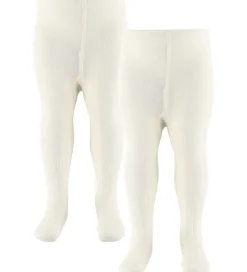 Name It Strømpebukser - Noos - Rib - NknPantyhose - 2-pak - Whit