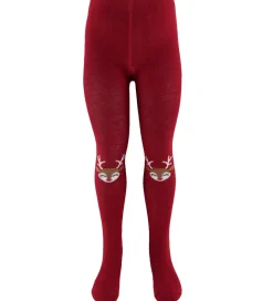 Name It Strømpebukser - 2-pak - NmfVichristmas - Jester Red/Clou