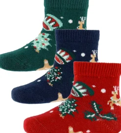 Name it Strømper - 3-Pak - NbnVismas - Jester Red/Navy Blazer +