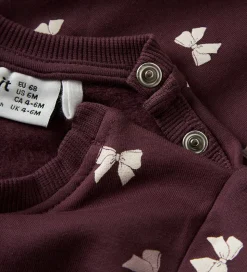 Name It Sweatshirt - NbfVimone - Burgundy/Bow