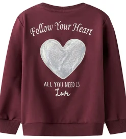Name It Sweatshirt - NmfSakkina - Burgundy