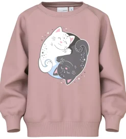 Name It Sweatshirt - NmfVenus - Keepsake Lilac/Yin Yang Cat