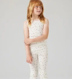 Name It Tanktop - Uld - NkfWang - Snow White/Small flowers