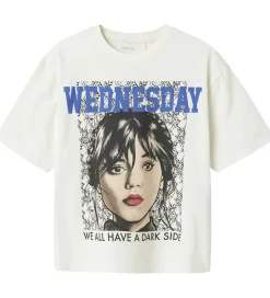 Name It T-shirt - NkfAkara - Wednesday - Cloud Dancer