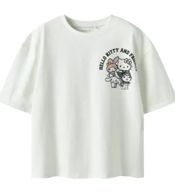 Name It T-shirt - NkfOda - Hello Kitty - Cloud Dancer