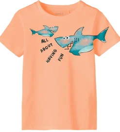 Name It T-shirt - NmmPjarrie - Peach Nectar