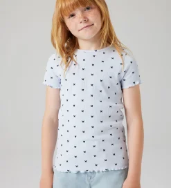 Name It T-shirt - Rib - NkfKarlia - Xenon Blue