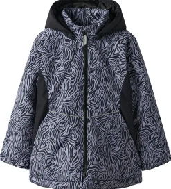 Name It Vinterjakke - Noos - NkfMaxi - Sort/ZEBRA