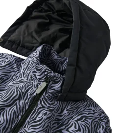 Name It Vinterjakke - Noos - NkfMaxi - Sort/ZEBRA