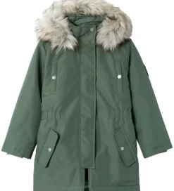 Name It Vinterjakke - NOOS - NkfMilla Parka - Agave Green