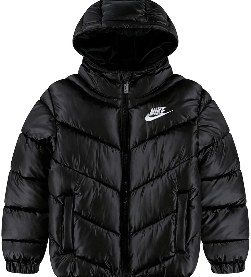 Nike Dynejakke - Puffer - Sort