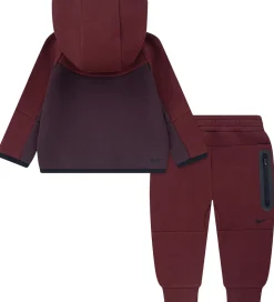 Nike Sæt - Fleece - Team Red/Burgundt Crush