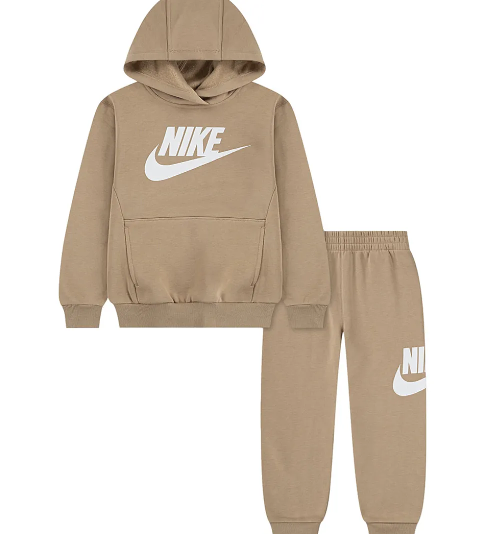 Nike Sweatsæt - Hættetrøje/Sweatpants - Hemp
