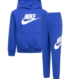 Nike Sweatsæt - Hættetrøje/Sweatpants - Game Royal