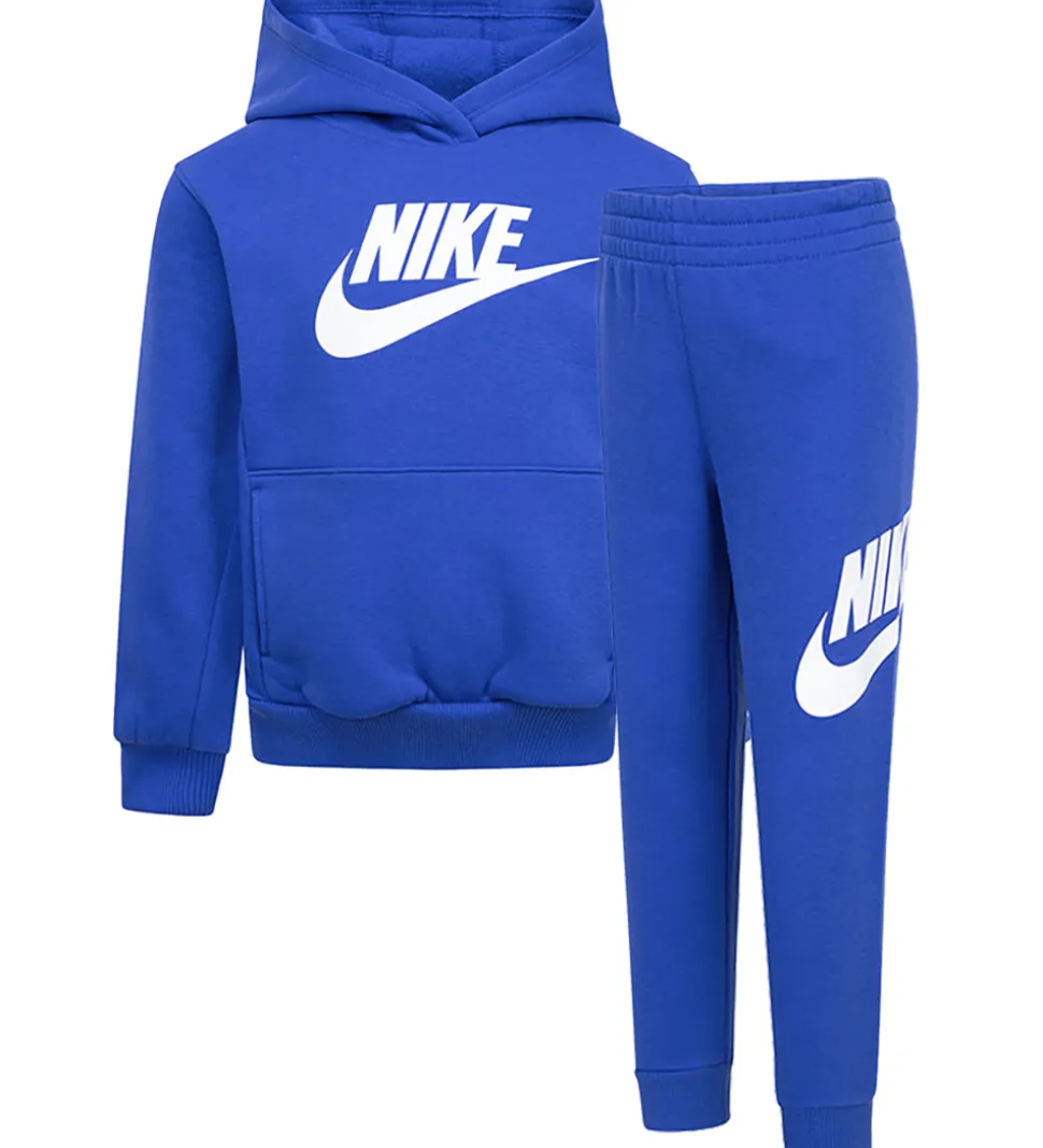 Nike Sweatsæt - Hættetrøje/Sweatpants - Game Royal