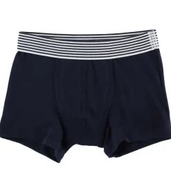Petit Bateau Boxershorts - 2-pak - Navy/Gråmeleret