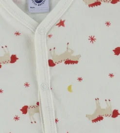 Petit Bateau Natdragt - Milk m. Stjerner og Heste