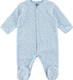 Petit Bateau Natdragt - 2-pak - Blå m. Stjerner/Striber