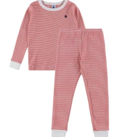 Petit Bateau Nattøj - 2-Delt - Peonia/Marshmallow